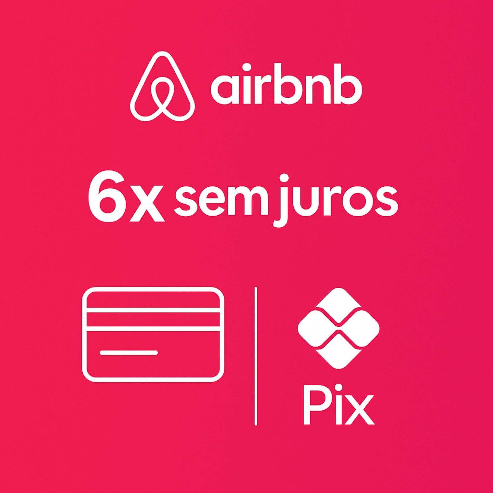 Airbnb agora permite parcelar estadias sem juros em até 6 vezes
