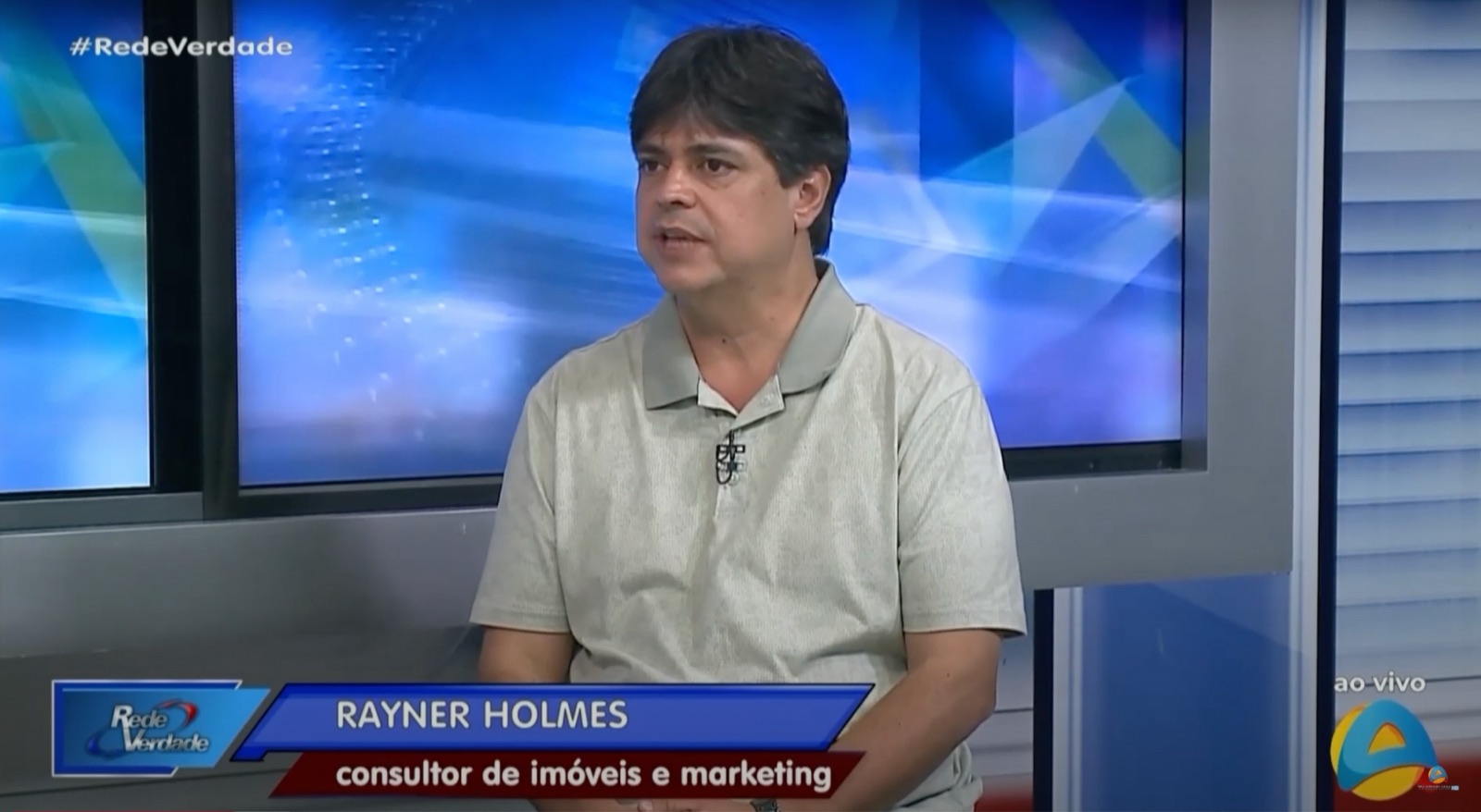 Rayner Holmes em entrevista ao Rede Verdade, TV Arapuan